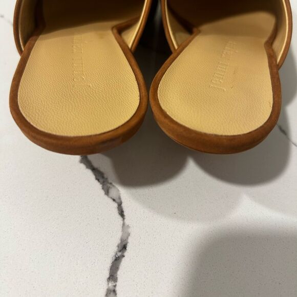 Jenni Kayne Oiled Leather Kitten Heel Mule NWOT - Picture 7 of 9